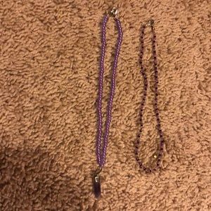 Purple Crystal set only 13 bc the crystal was expensive for that